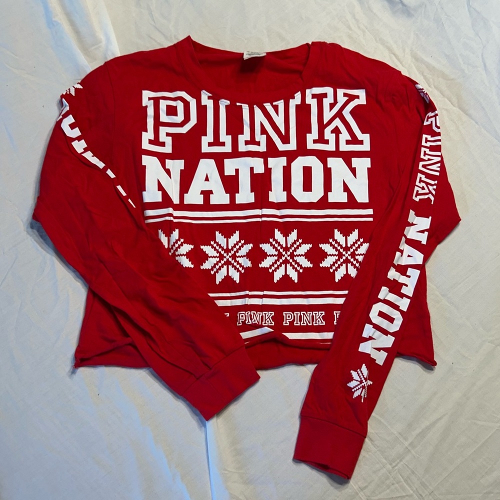 PINK Victoria's Secret PINK Nation crop top